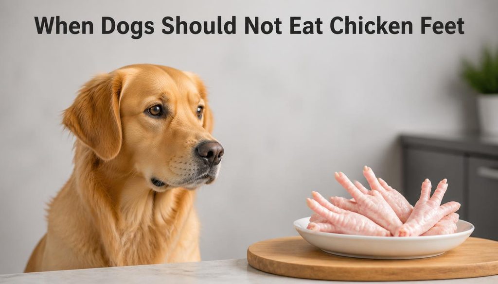 When Dogs Should Not Eat Chicken Feet