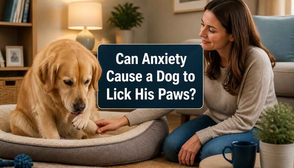 Can Anxiety Cause a Dog to Lick His Paws?