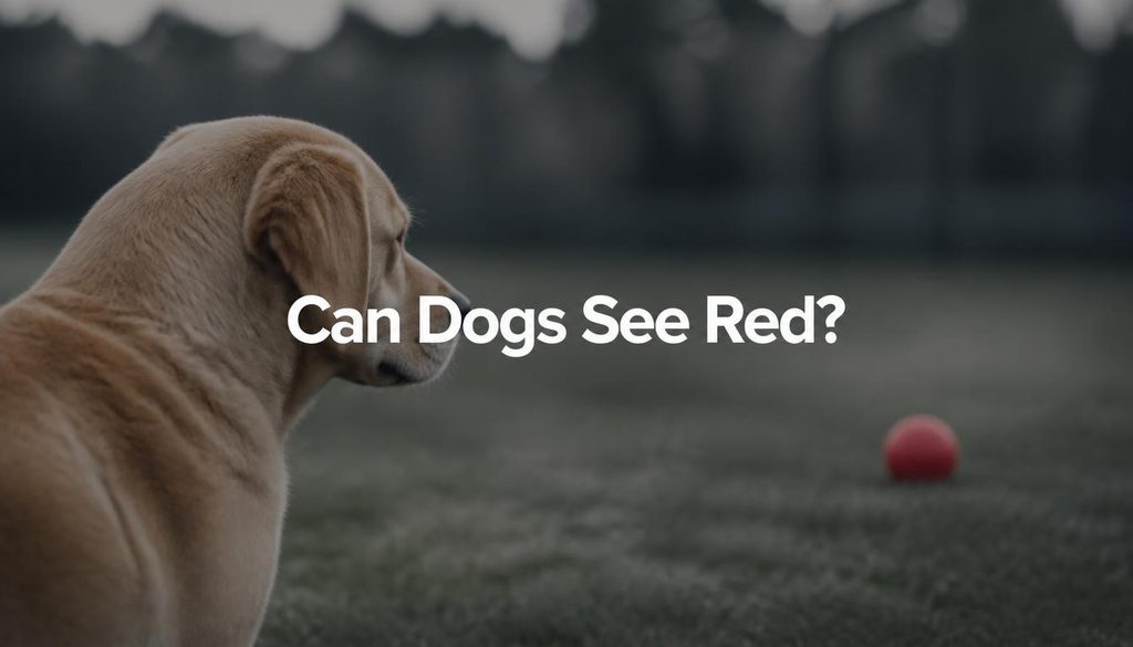 Can Dogs See Red?