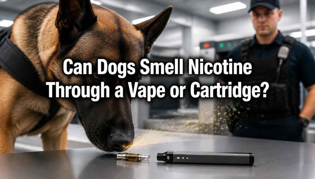 Can Dogs Smell Nicotine Through a Vape or Cartridge?