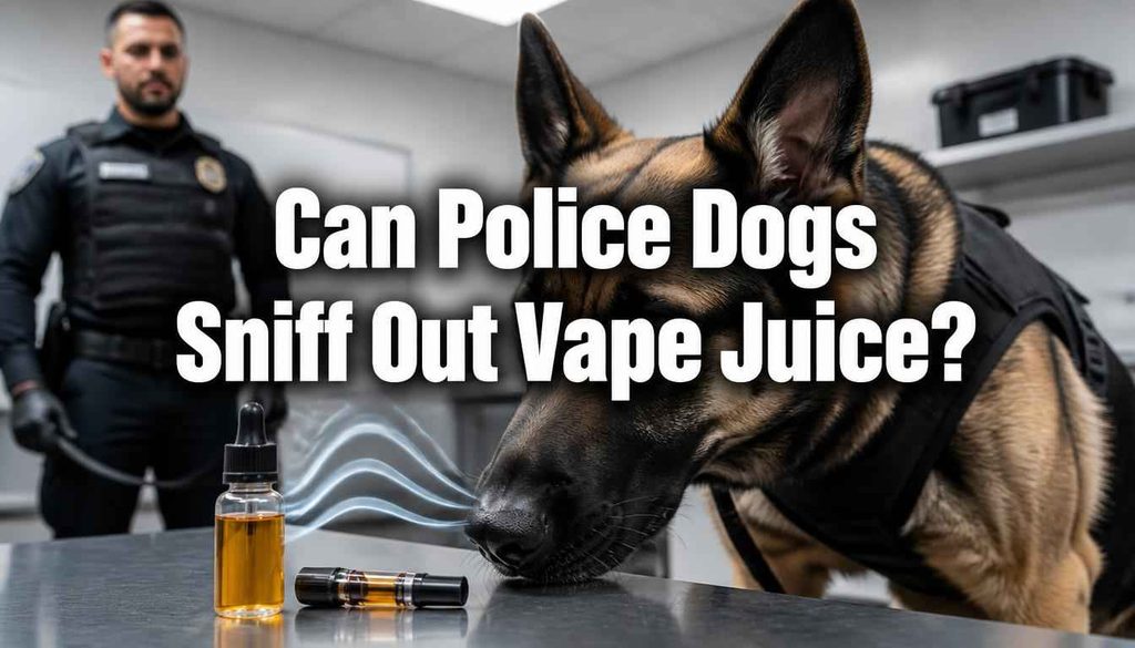 Can Police Dogs Sniff Out Vape Juice?