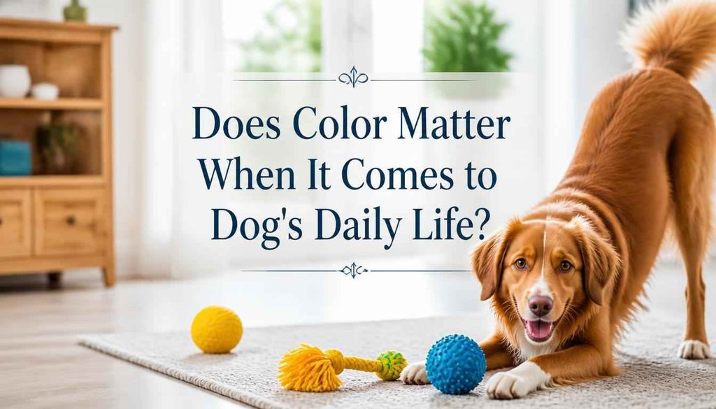Does Color Matter When It Comes to Dog's Daily Life