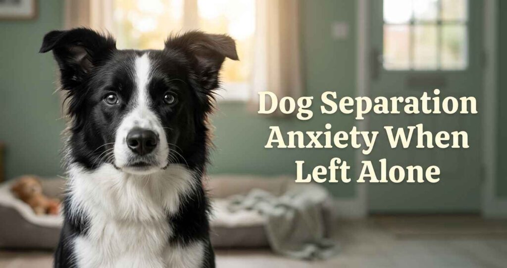 Dog Separation Anxiety When Left Alone