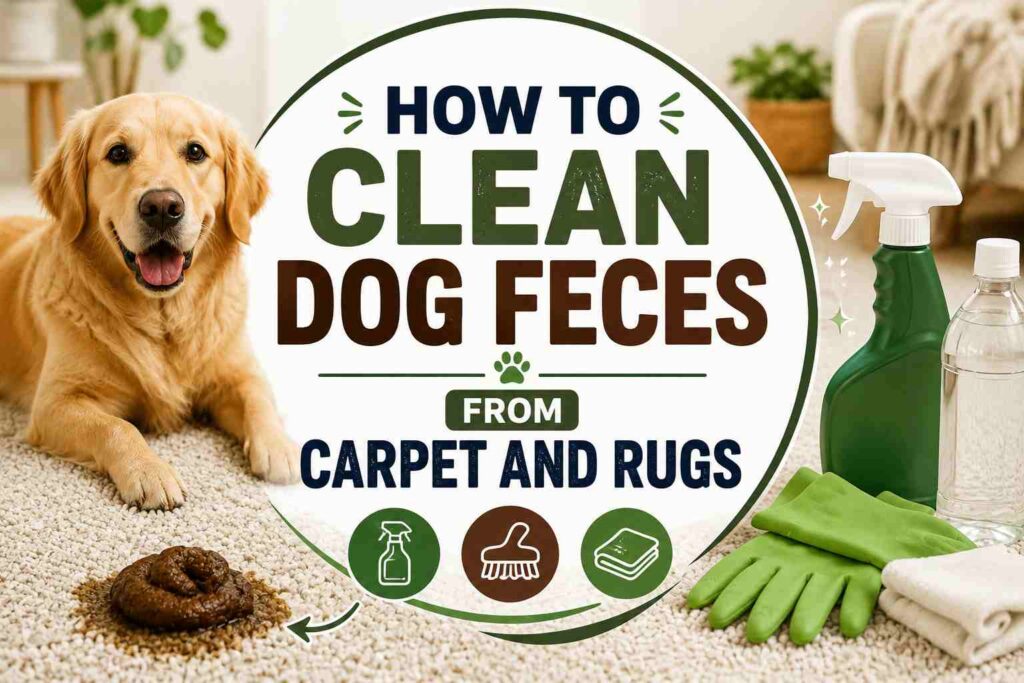 How to Clean Dog Feces From Carpet and Rugs