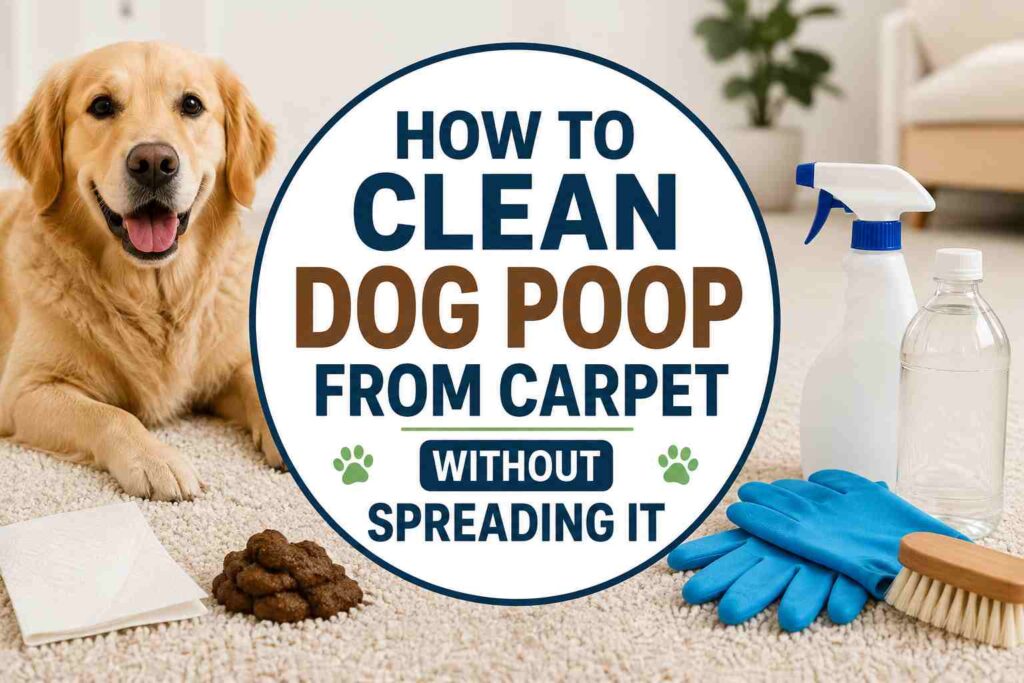 How to Clean Dog Poop From Carpet Without Spreading It