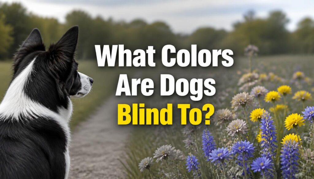What Colors Are Dogs Blind To?
