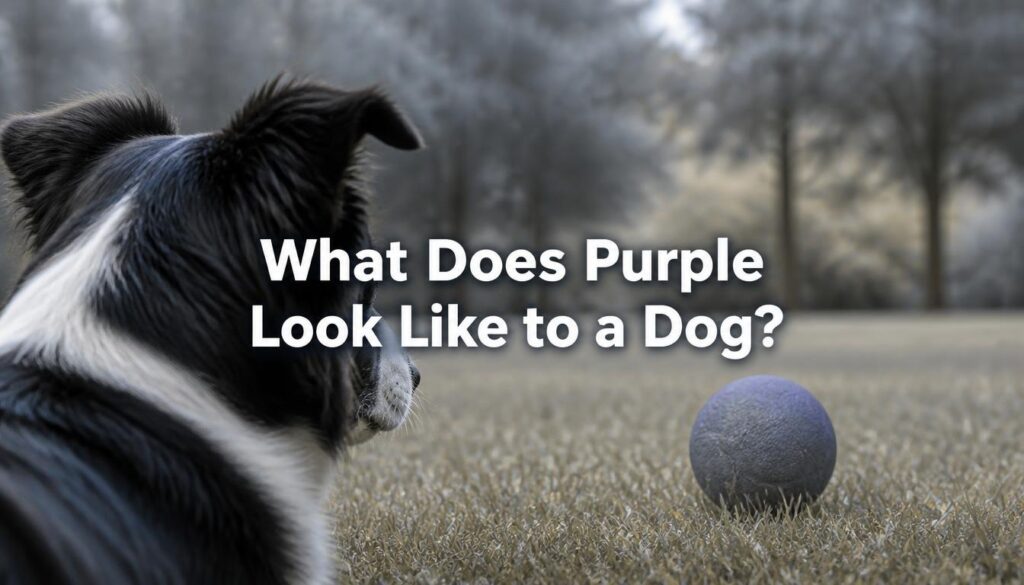 What Does Purple Look Like to a Dog?