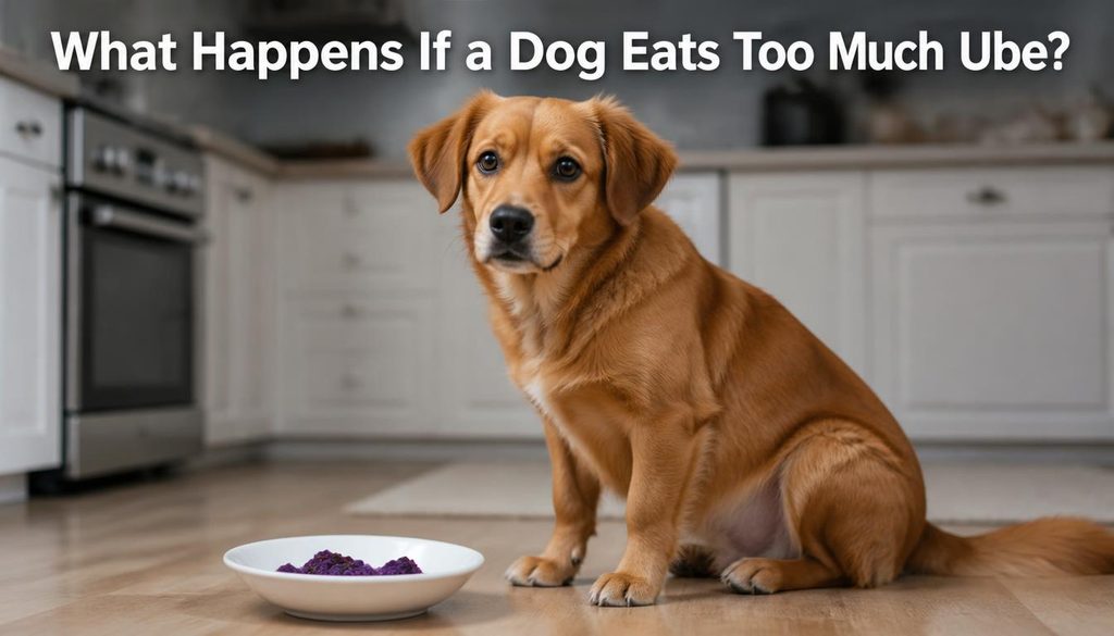 What Happens If a Dog Eats Too Much Ube?