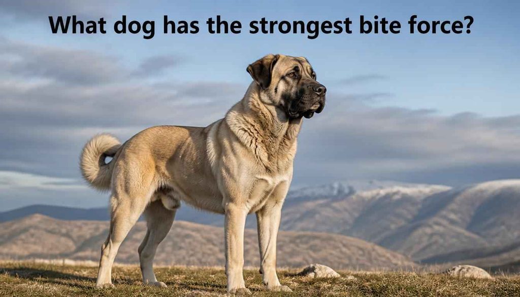 What dog has the strongest bite force?