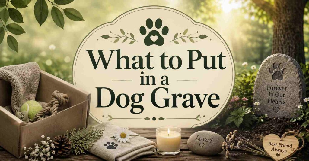 What to Put in a Dog Grave