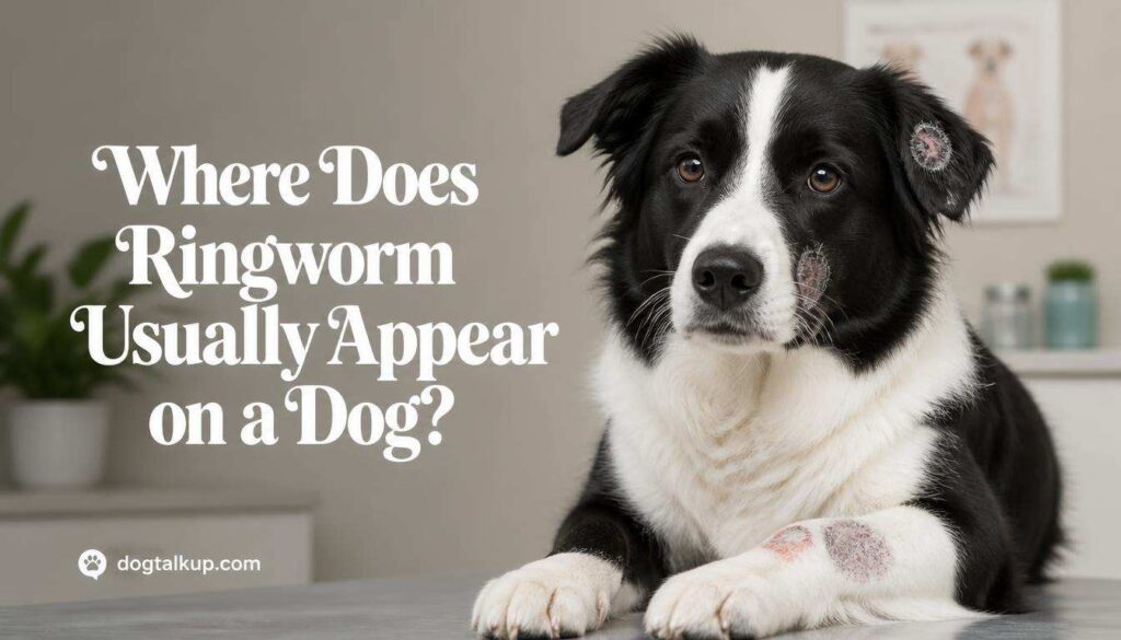 Where Does Ringworm Usually Appear on a Dog?