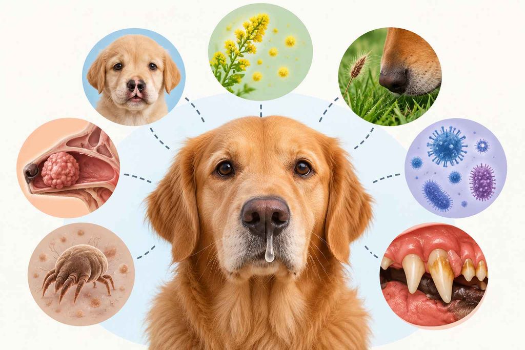 Causes of Runny Nose in Dogs