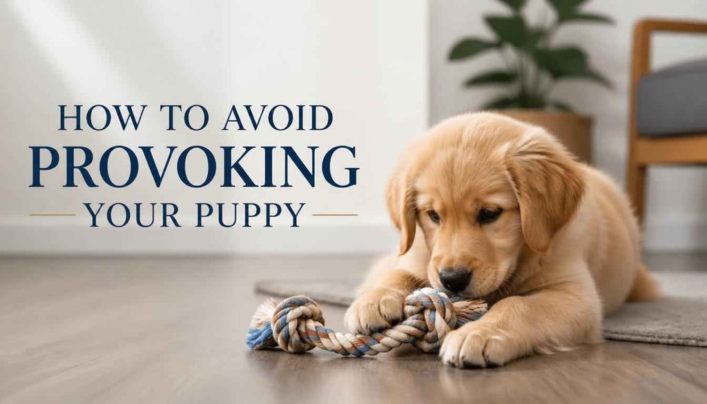 HOW TO AVOID PROVOKING YOUR PUPPY