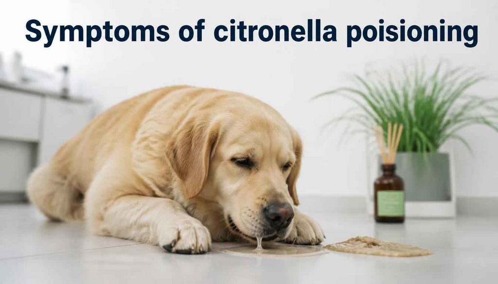 Symptoms of citronella poisioning