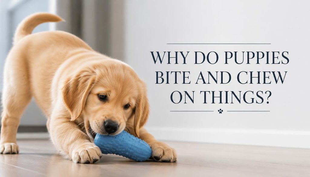WHY DO PUPPIES BITE AND CHEW ON THINGS?