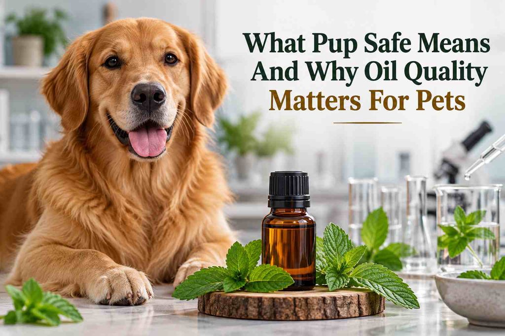 What Pup Safe Means And Why Oil Quality Matters For Pets