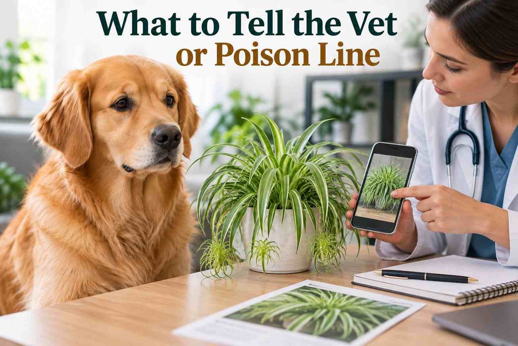 What to Tell the Vet or Poison Line