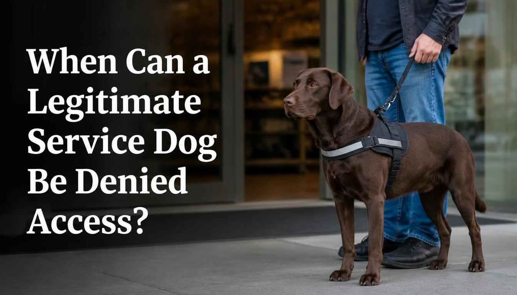 When Can a Legitimate Service Dog Be Denied Access?