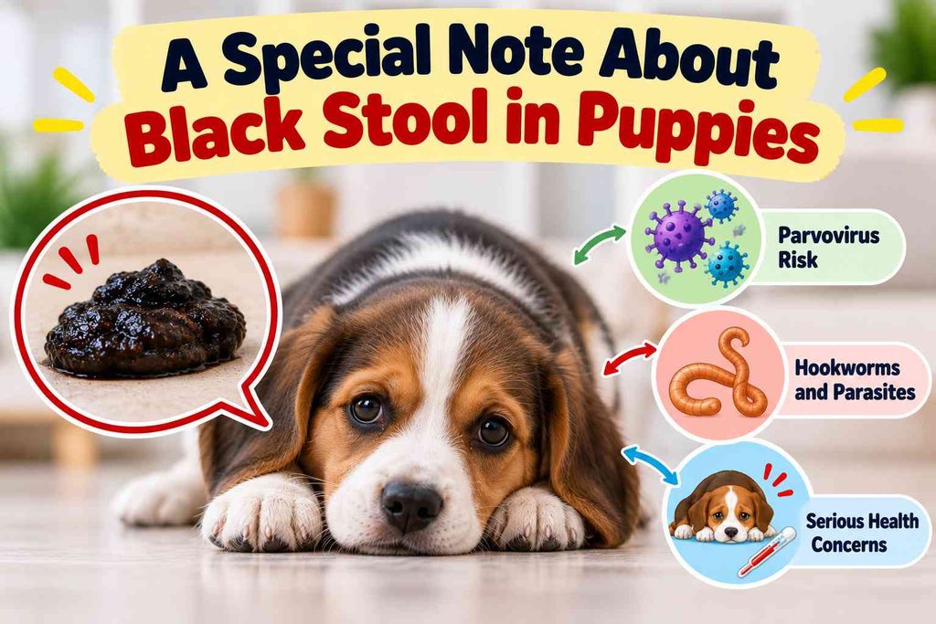 A Special Note About Black Stool in Puppies