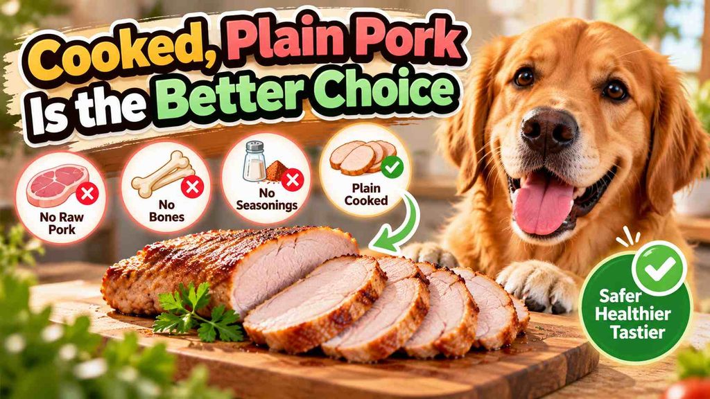 Cooked, Plain Pork Is the Better Choice