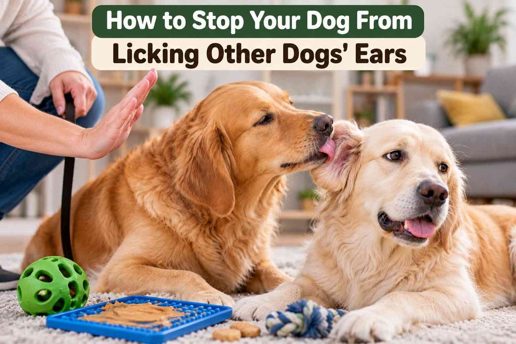 How to Stop Your Dog From Licking Other Dogs' Ears