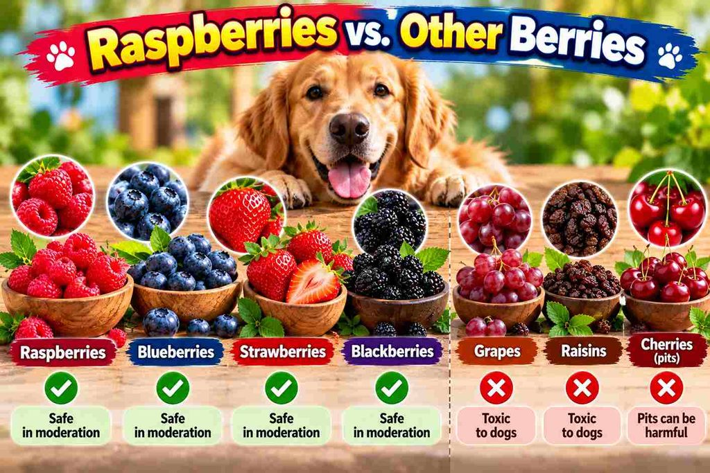 Raspberries vs. Other Berries
