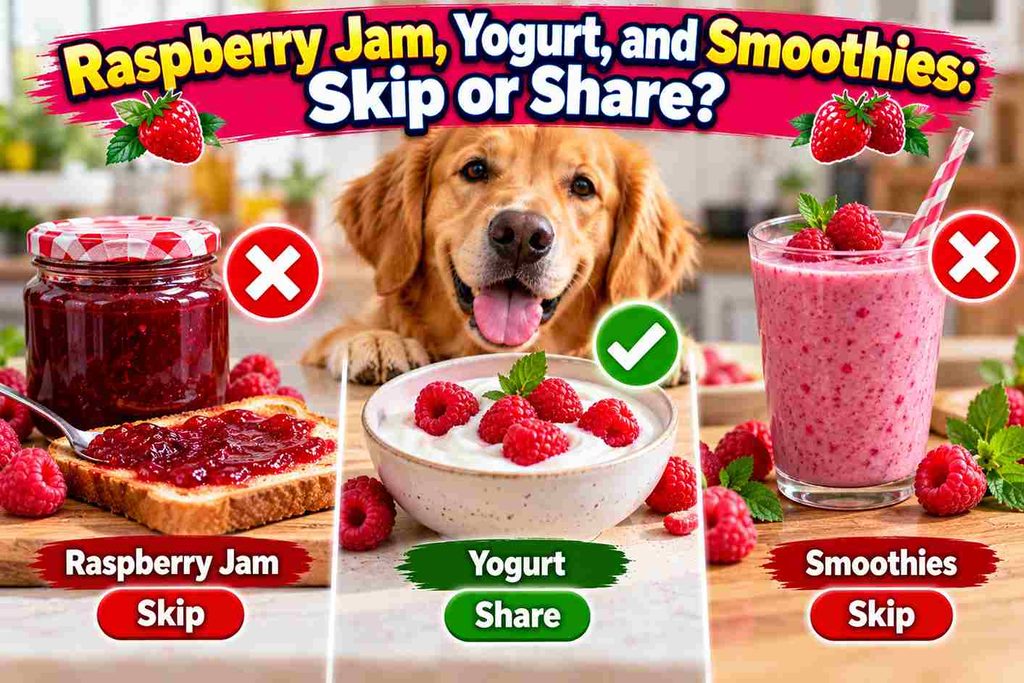 Raspberry Jam, Yogurt, and Smoothies