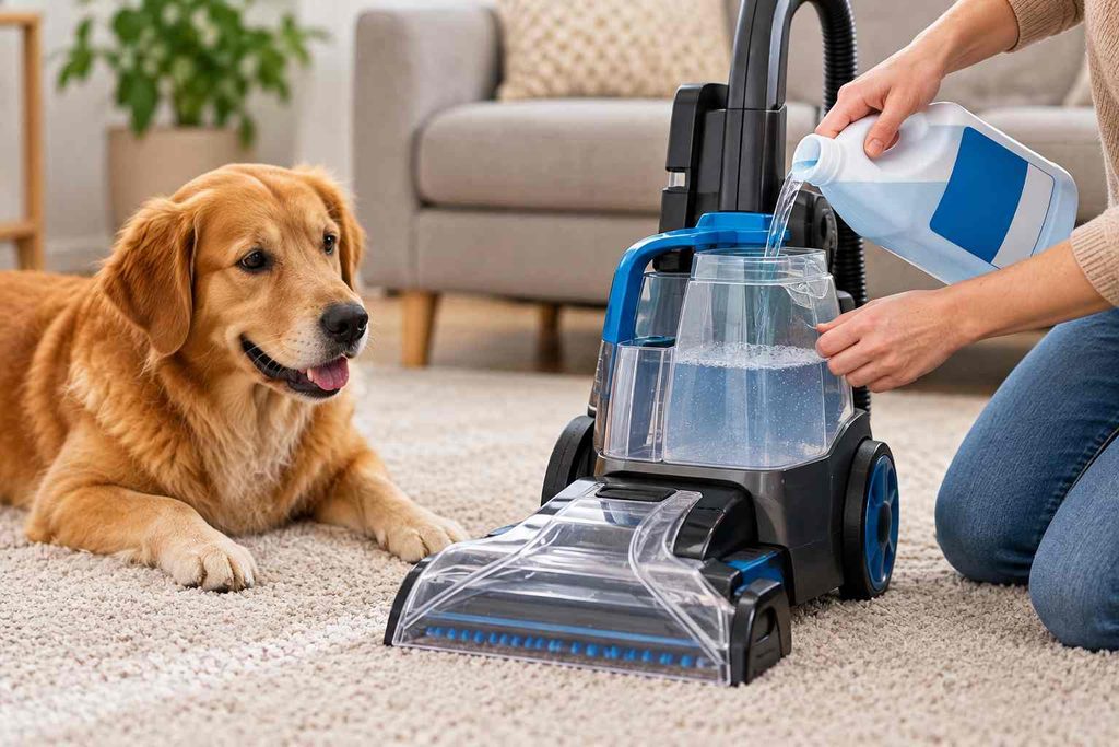 Set up your deep cleaner