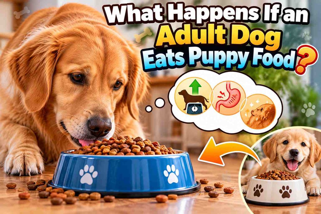 What Happens If an Adult Dog Eats Puppy Food?